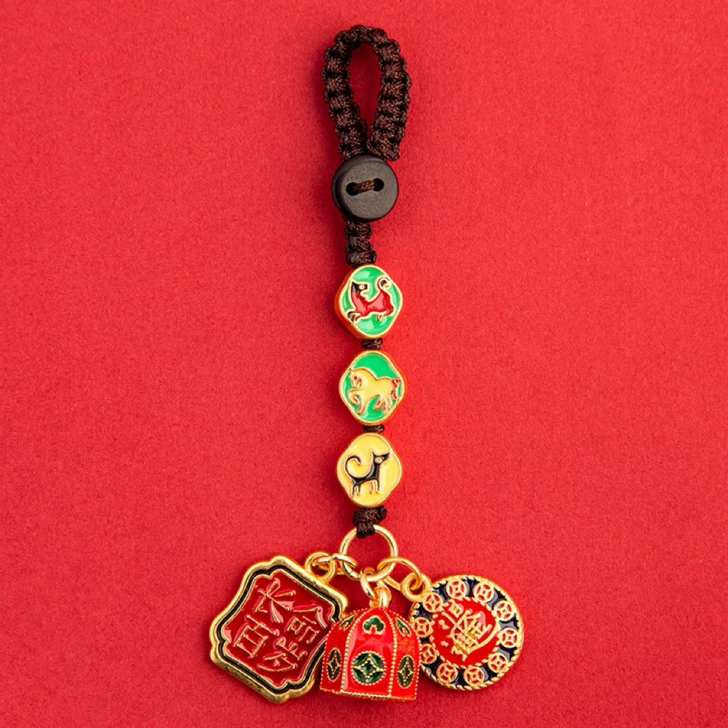 Braided Pendant Zodiac Guardian Deity Peace Good Luck Blessing Gift