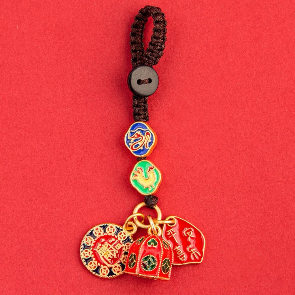 Braided Pendant Zodiac Guardian Deity Peace Good Luck Blessing Gift