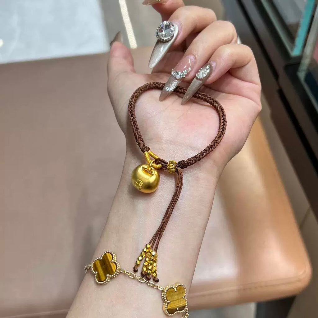 Tibetan Red Rope Bracelet Gold-Plated Bracelet-Gift Bag (adjustable) Rerhy