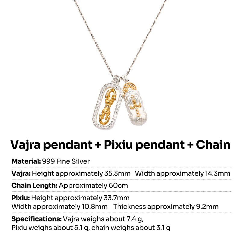 【Strongest Prosperous Power in 2025】Silver Exquisite Feng Shui Pixiu Pendant, Luxury Gift