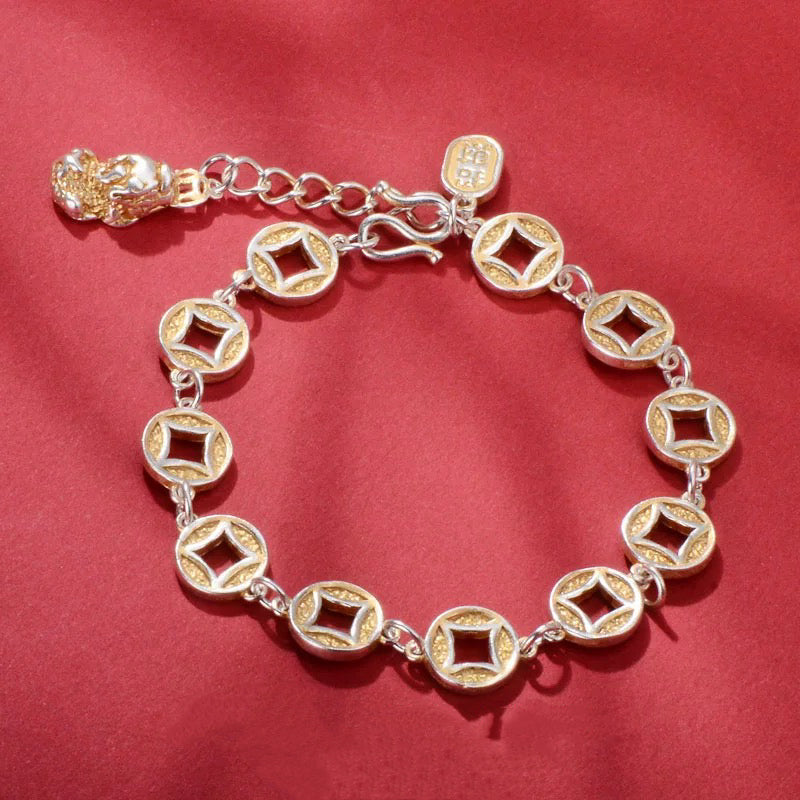 【Fulfillment of Wealth Potential】 Fine Coin Pixiu Fortune Bracelet