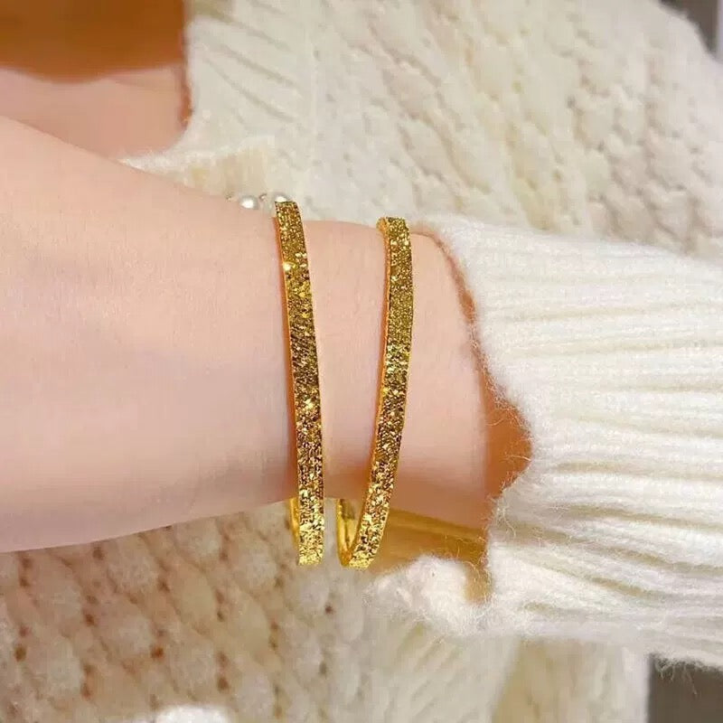 Gold-plated Gypsophila shining bracelet does not fade Rerhy