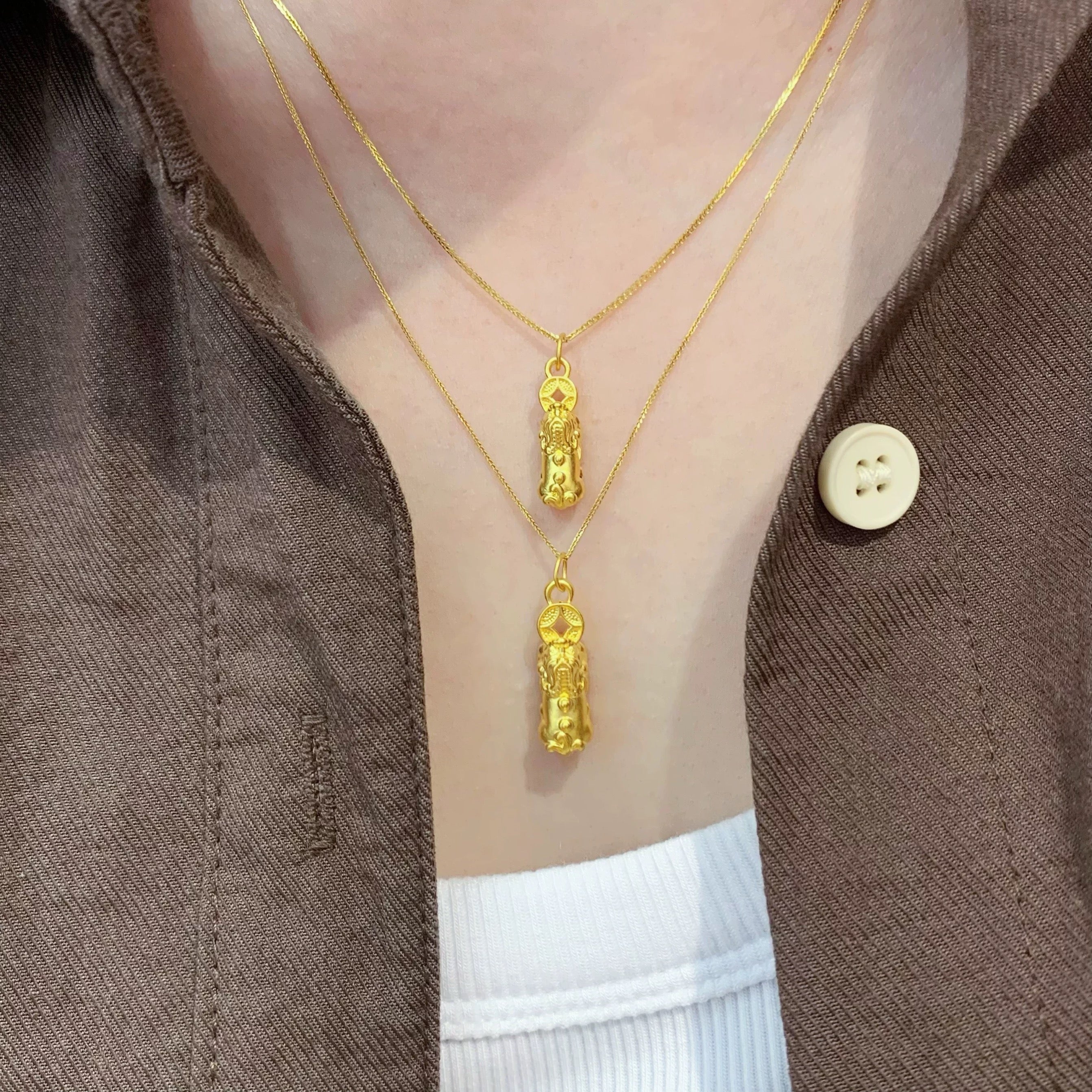 【Best for Abundance Improvement in 2025】Exquisite Feng Shui Pixiu Pendant with Chain, Luxury Gift