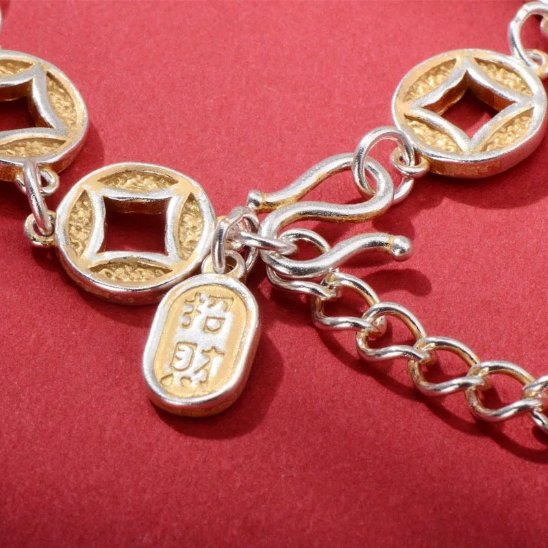 【Fulfillment of Wealth Potential】 Fine Coin Pixiu Fortune Bracelet