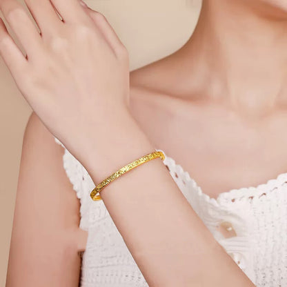 Gold-plated Gypsophila shining bracelet does not fade Rerhy