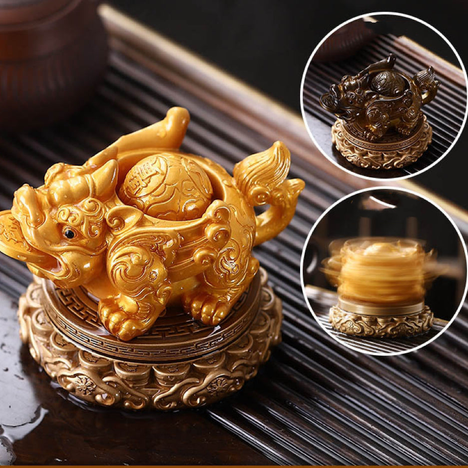 Feng Shui Money Color-Changing Three-Legged Toad Tea Pet