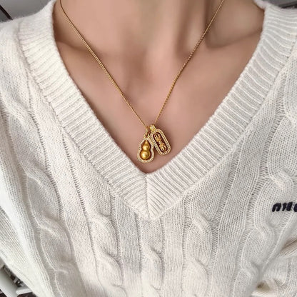 【FINAL HOUR!! Reg. 37.99$】Exquisite Feng Shui Pixiu Pendant, New Style Golden Choker Chain, Luxury Gift Rerhy