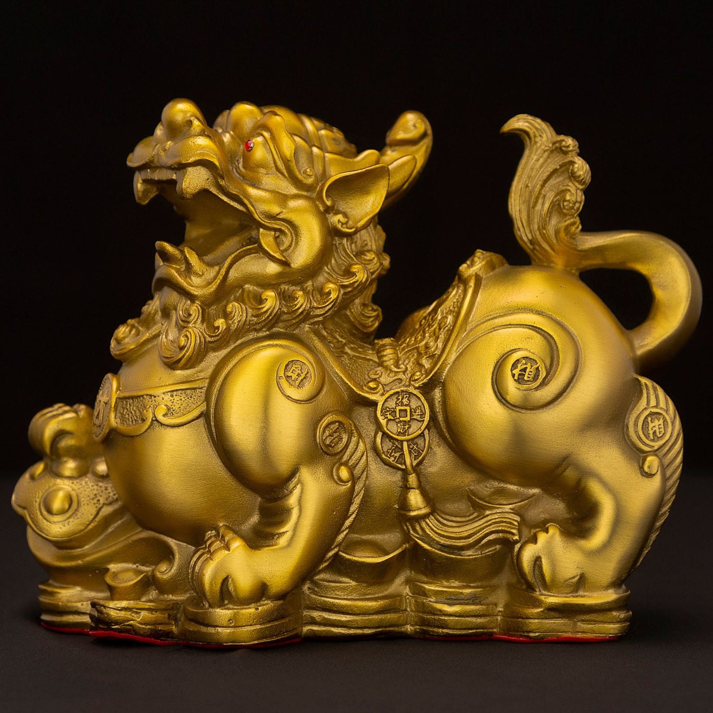 Brass Pixiu Home Decor Feng Shui Decorations for Wealth