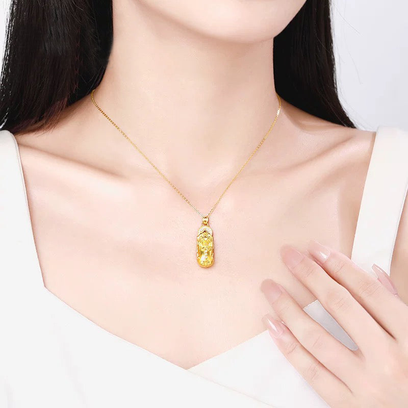 【Best for Abundance Improvement in 2025】Exquisite Feng Shui Pixiu Pendant with Chain, Luxury Gift
