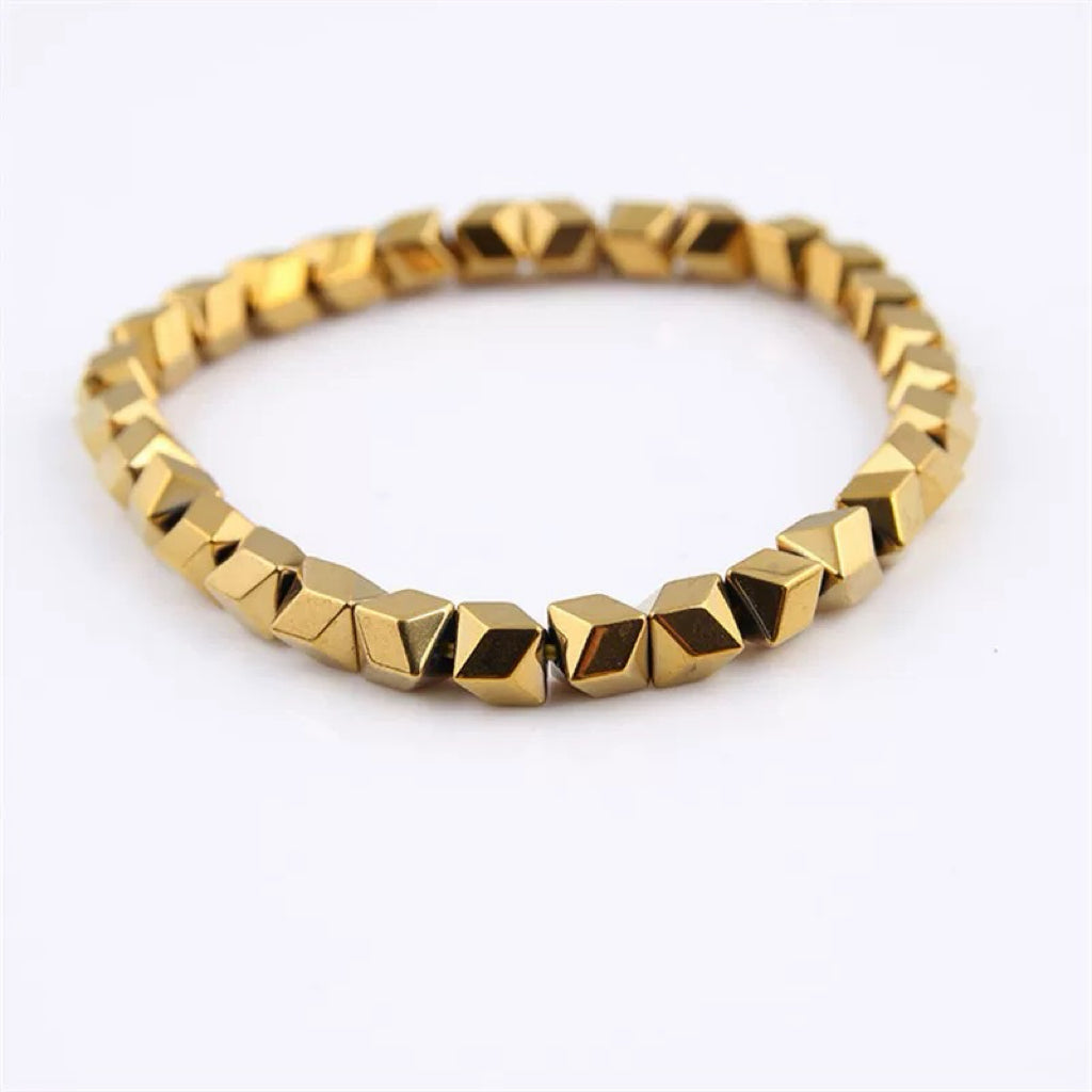 Magnetic Hematite Bracelets for Men Women Magnetic Bracelet Rock Beads Stone Bracelet