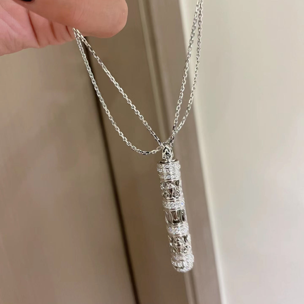 【Free Shipping for Limited Time】-- Gold-plated Diamond-studded Eight-treasure Portable Buddha Pendant - Peace Health and Protection (Removable) Rerhy