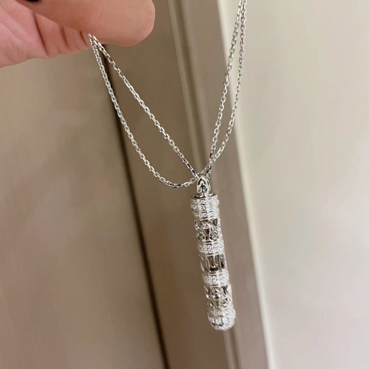 【Free Shipping for Limited Time】-- Gold-plated Diamond-studded Eight-treasure Portable Buddha Pendant - Peace Health and Protection (Removable) Rerhy