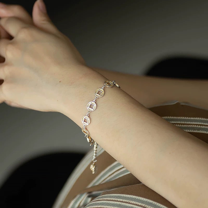 【Fulfillment of Wealth Potential】 Fine Coin Pixiu Fortune Bracelet