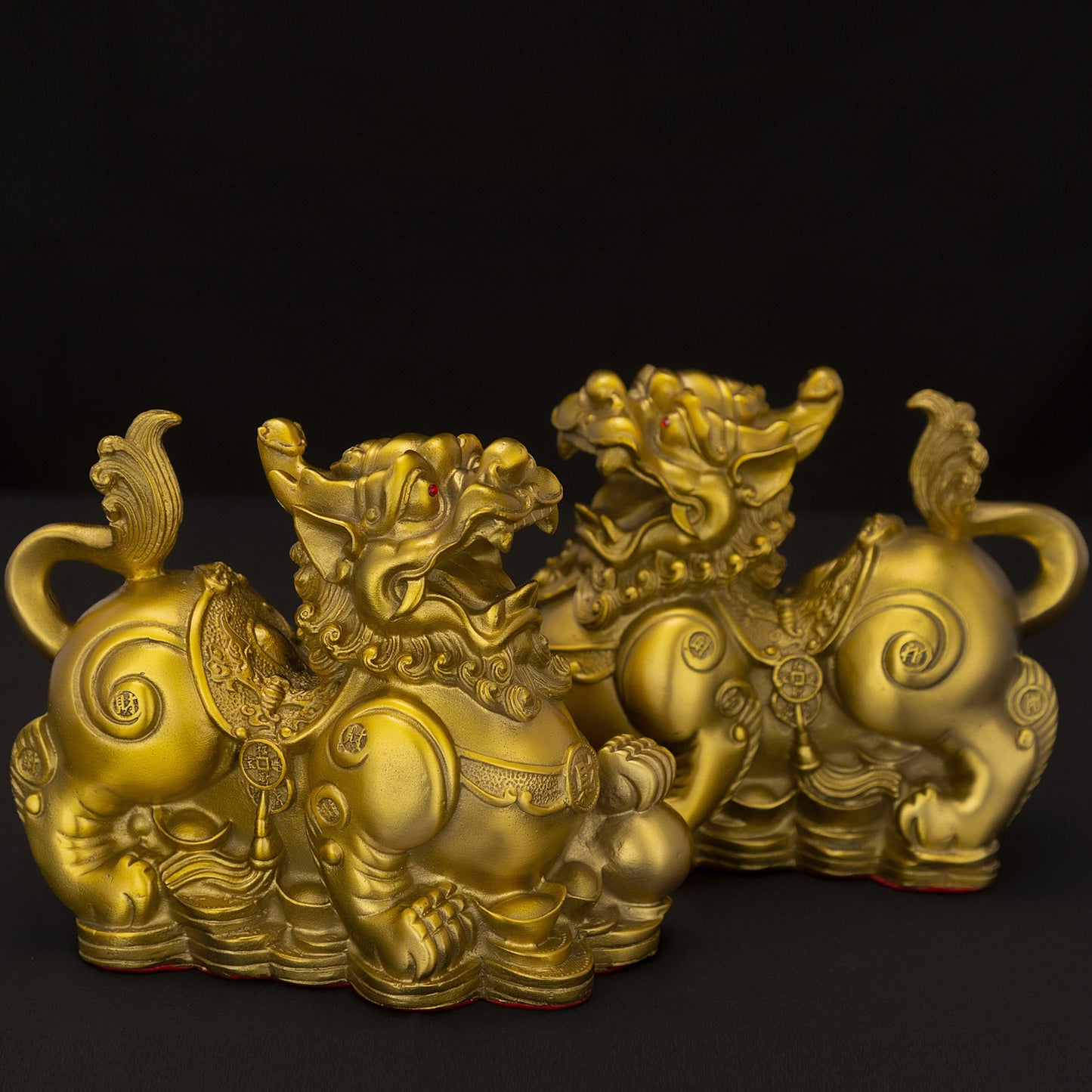 Brass Pixiu Home Decor Feng Shui Decorations for Wealth