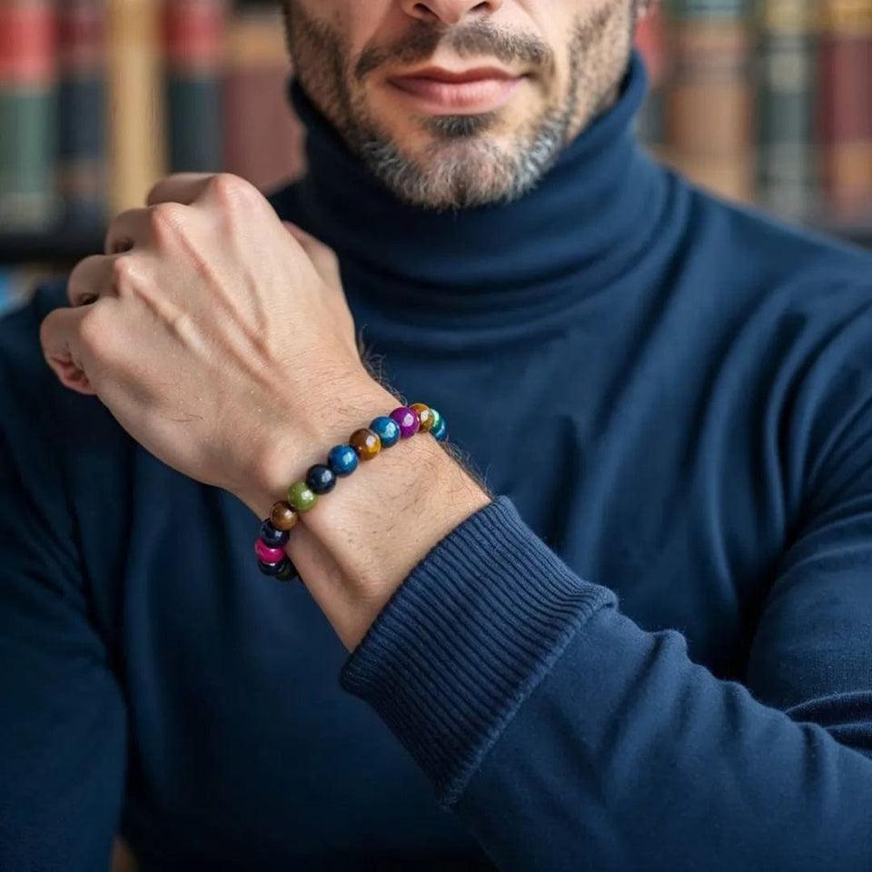 Multicolor Tiger's Eye Bracelet - Wonder, Intuition, Focus