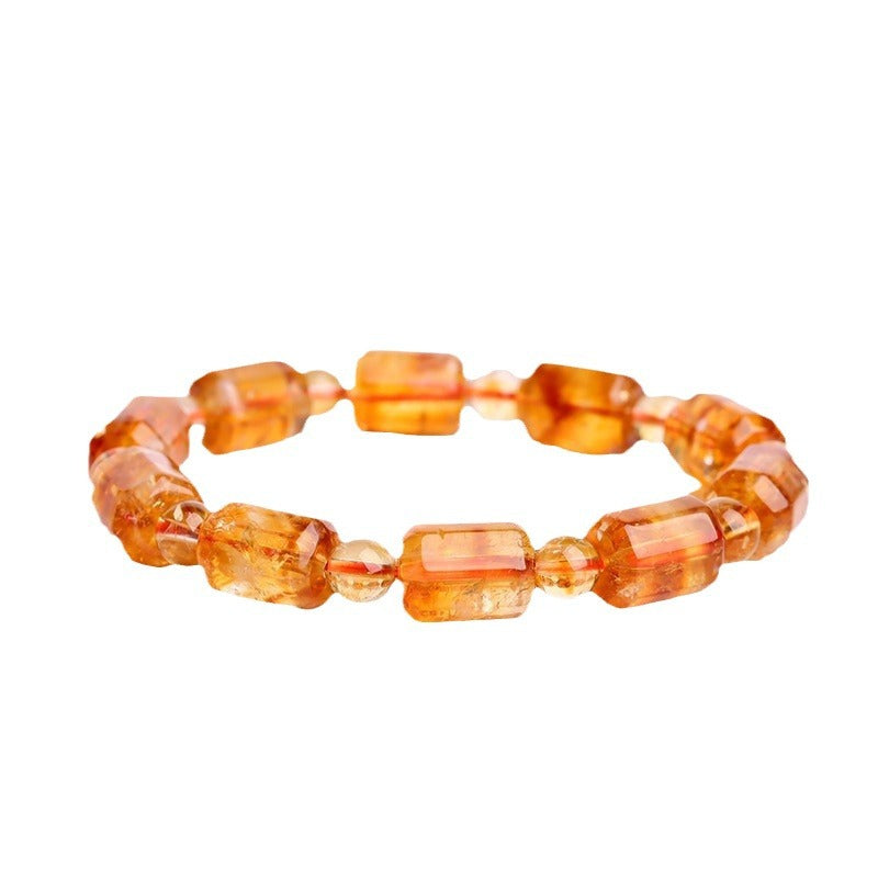 Natural Yellow Tower Crystals Fortune Stress Relief Anxiety Yoga Bracelet My Store