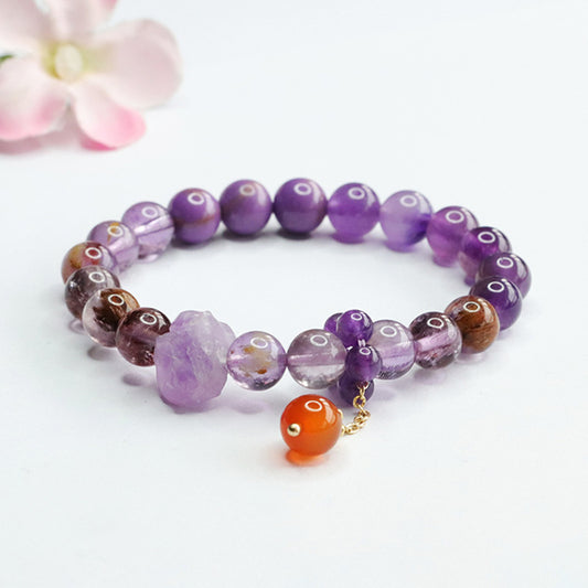 【Today Only at $19.99】Nine Purple Li Fire Luck Bracelet My Store