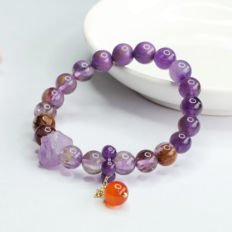 【Today Only at $19.99】Nine Purple Li Fire Luck Bracelet My Store