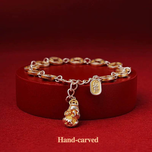 【Fulfillment of Wealth Potential】 Fine Coin Pixiu Fortune Bracelet