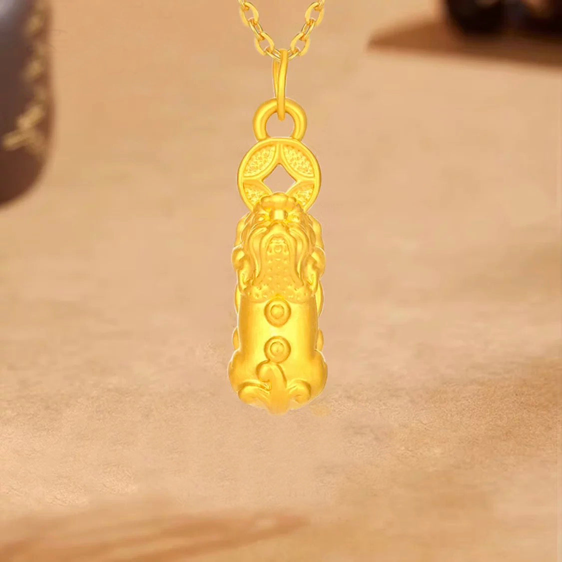 【Best for Abundance Improvement in 2025】Exquisite Feng Shui Pixiu Pendant with Chain, Luxury Gift