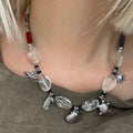 Ocean World Pure White Crystal Necklace Handmade My Store