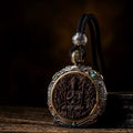 Natural Agarwood Gemstone Buddha Pendant Necklace Bodhisattva Amulet (Zodiac) My Store