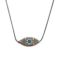 Dainty Evil Eye Necklace Delicate  Crystal Boho Protection My Store