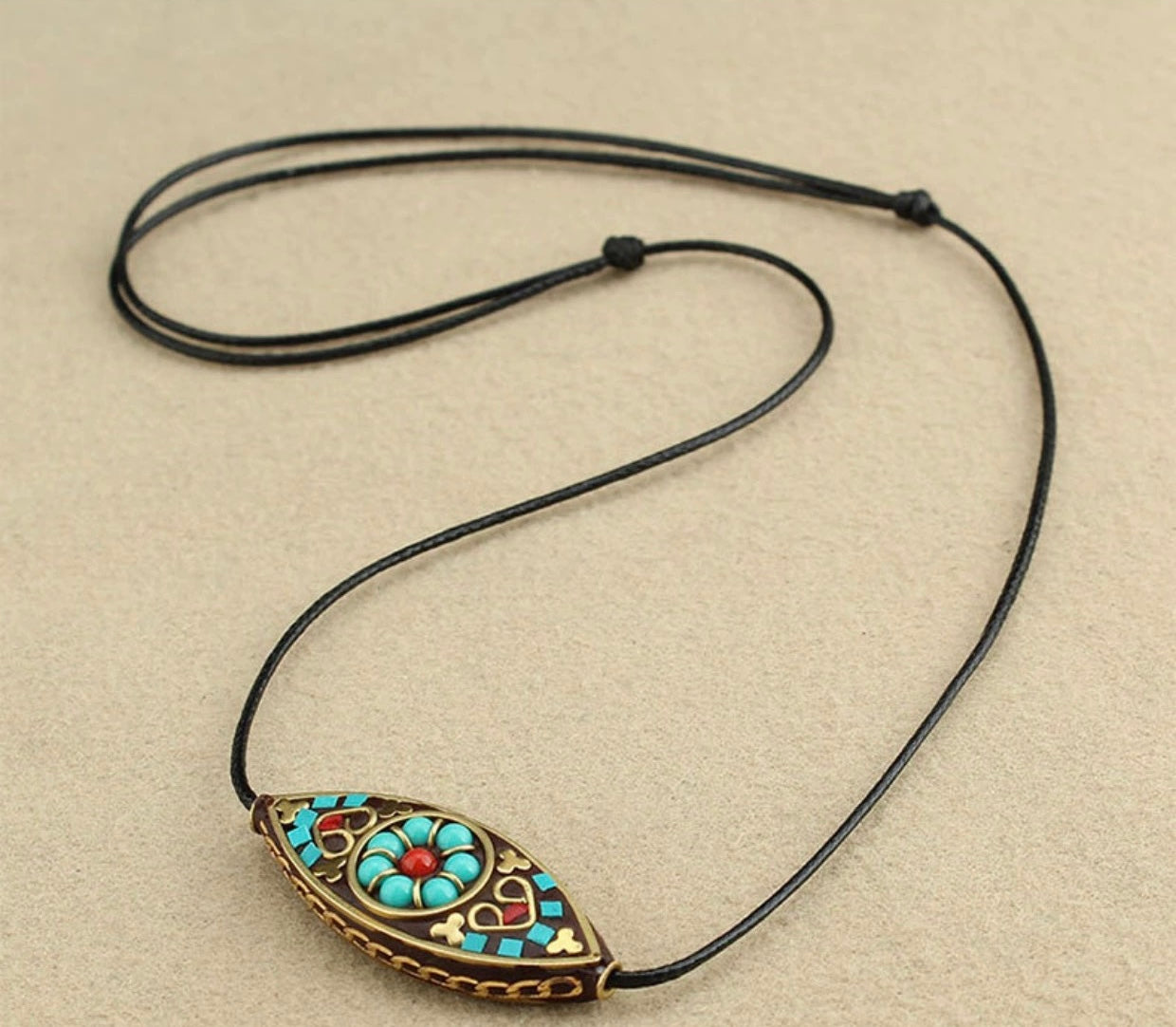 Dainty Evil Eye Necklace Delicate  Crystal Boho Protection My Store