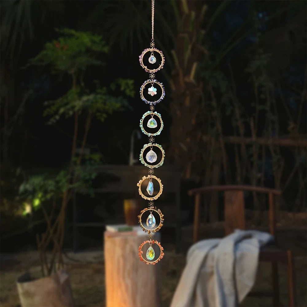 Chakra Stones Hanging Ornament 7 Chakra Healing Crystals Hanging My Store