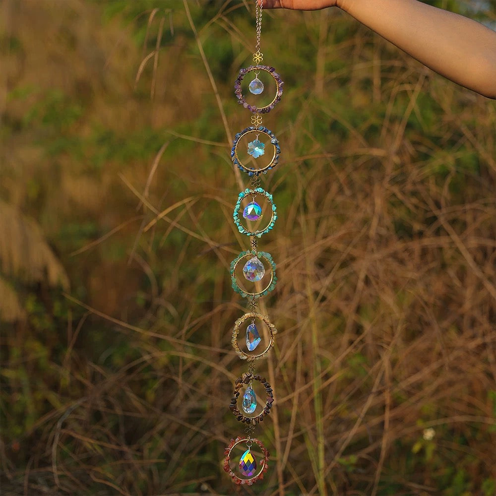 Chakra Stones Hanging Ornament 7 Chakra Healing Crystals Hanging My Store