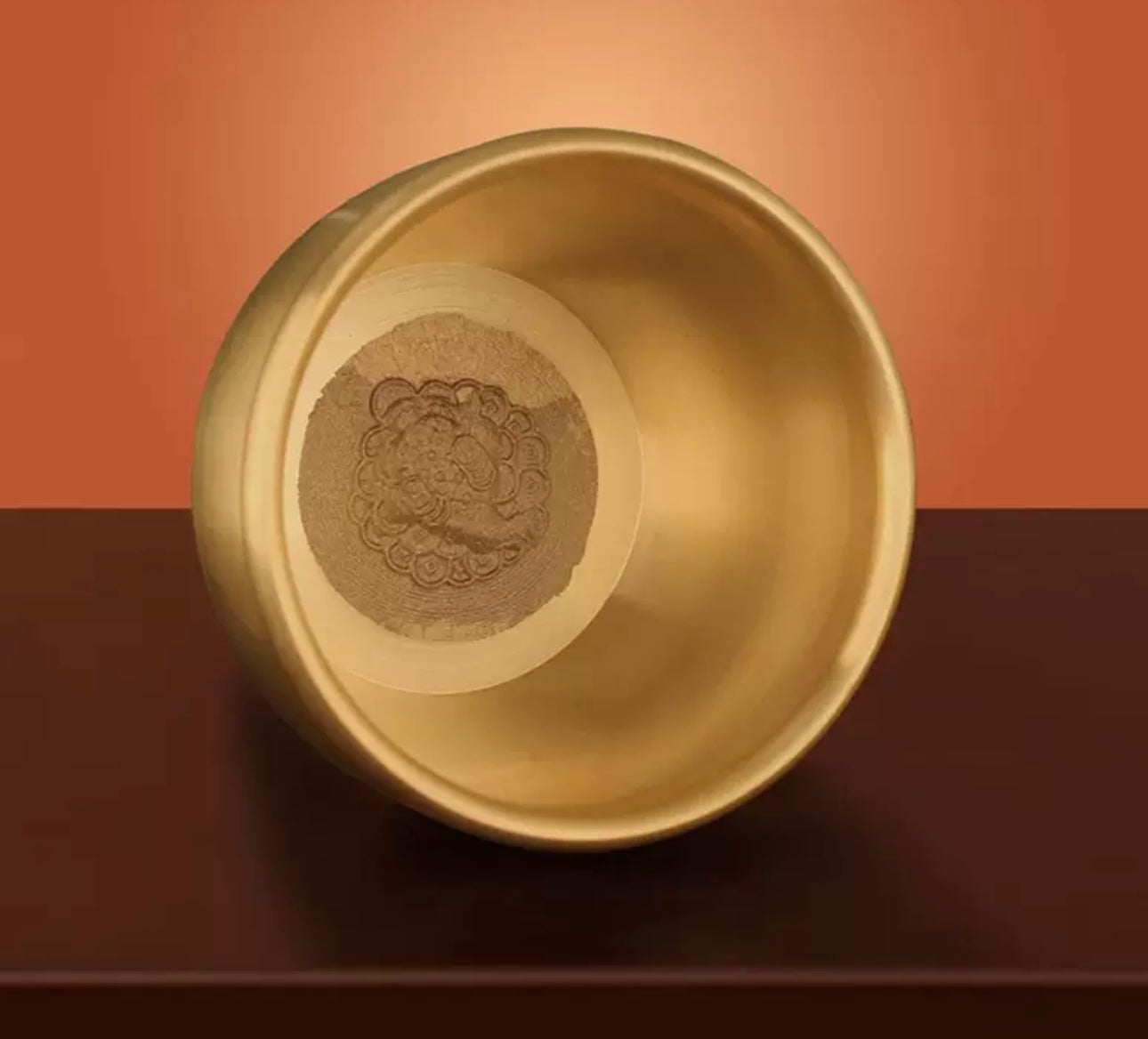 Home Decor Wealth Golden Brass Cornucopia Handmade Treasure Bowl My Store