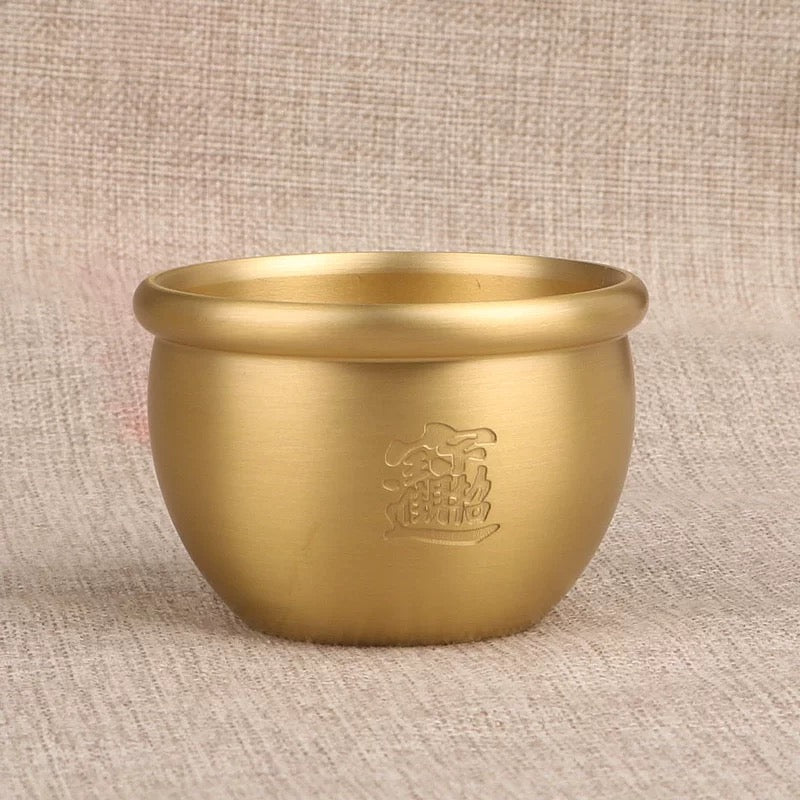 💰Home Decor Wealth Golden  Handmade Treasure Bowl + Crystal My Store