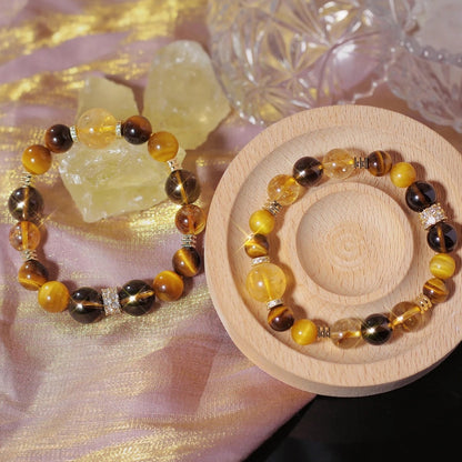 Natural Gold Wealth Deity Bracelet - Handcrafted Artisan Gift set My Store