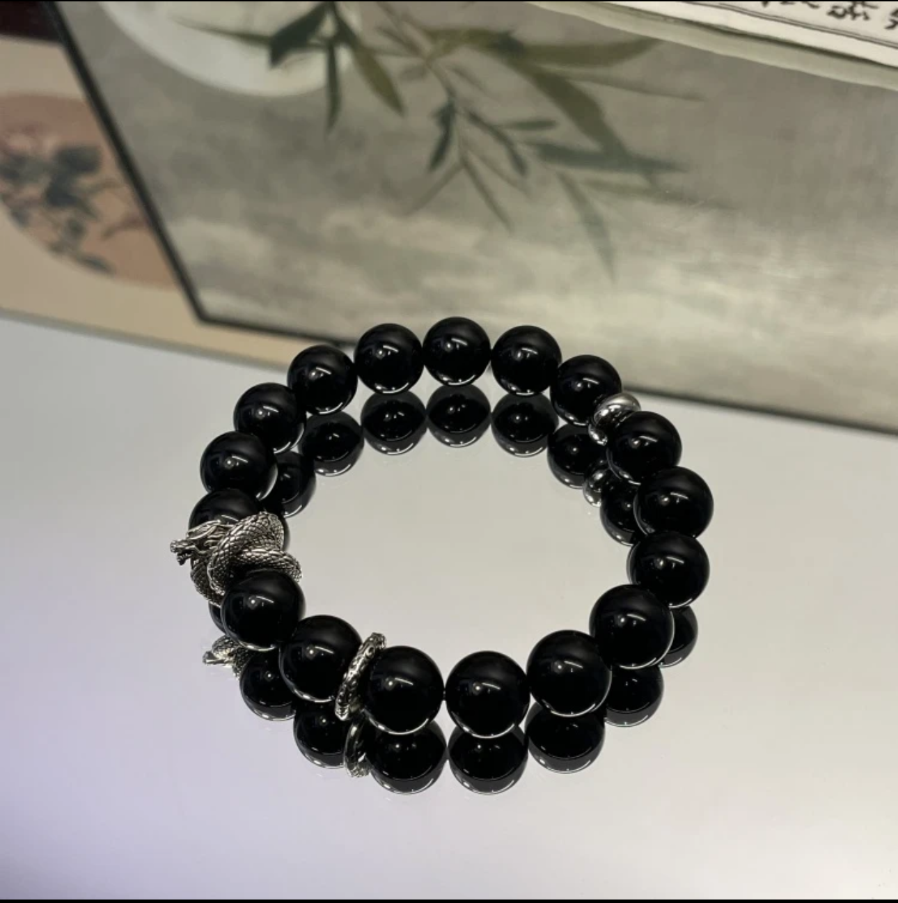 Sun Wukong Natural Stone Bracelets for Men - 8mm Obsidian | Matte Agate | Lava Rock Bracelets for Men Teen Boys Gifts Birthday Anniversary Father Day Gifts for Him My Store