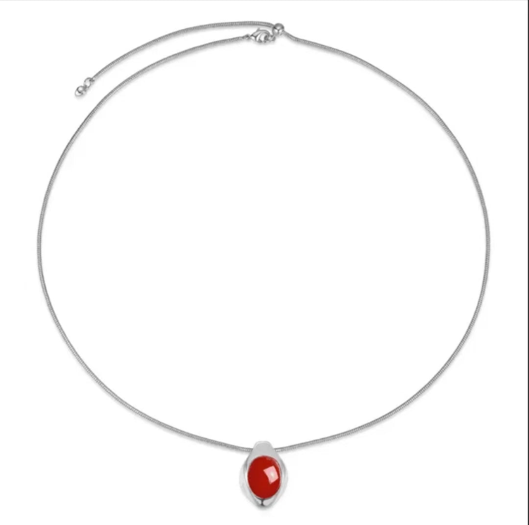 Original Minimalist Retro Light Luxury Design Snake Egg Necklace - Sweater Chain Rerhy