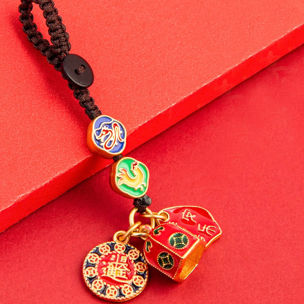 Braided Pendant Zodiac Guardian Deity Peace Good Luck Blessing Gift