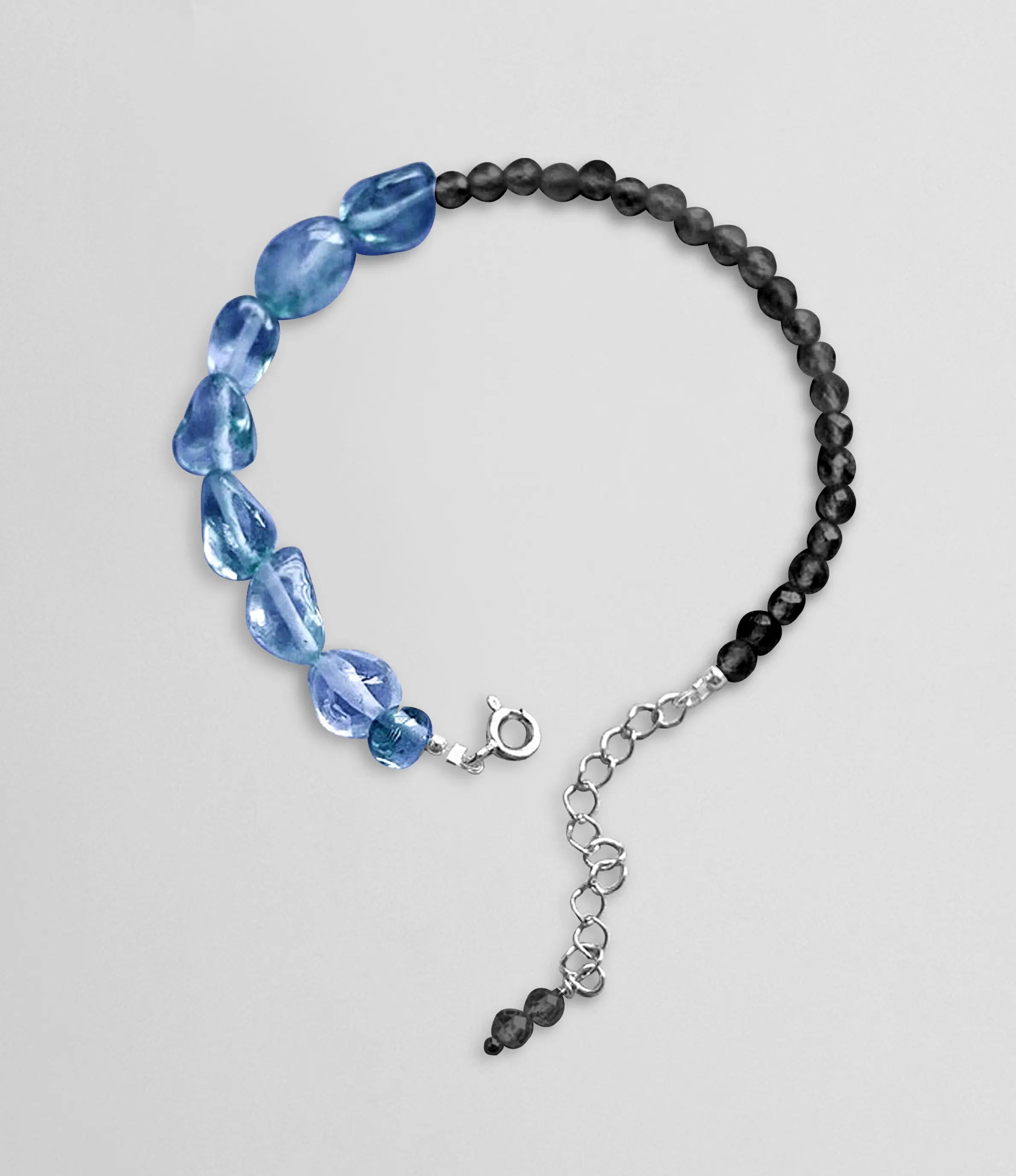 Healing Quartz Crystal Labradorite for love Promotes Wealth Crystal Energy Bracelets My Store
