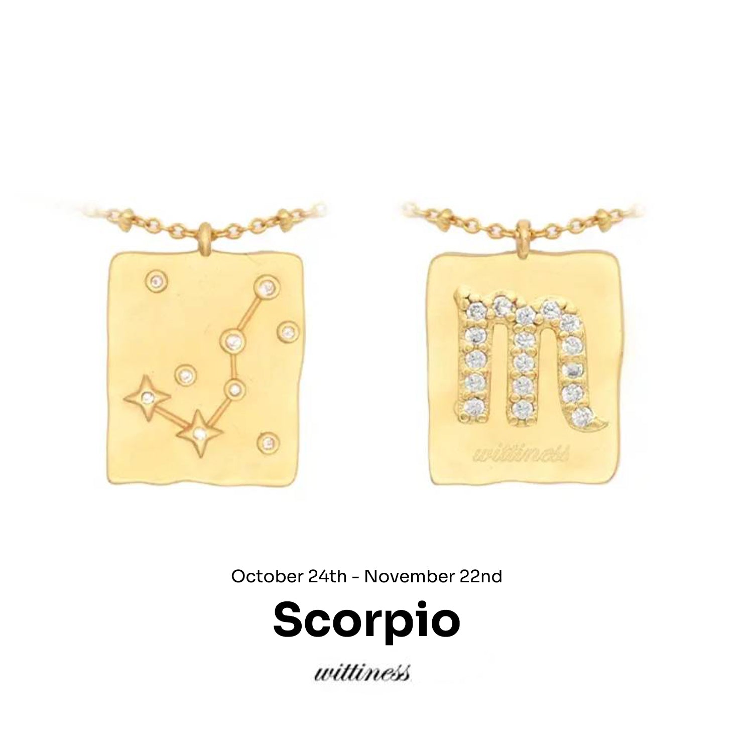 Fashion Necklace with Mysterious Energy from the Zodiac Rerhy