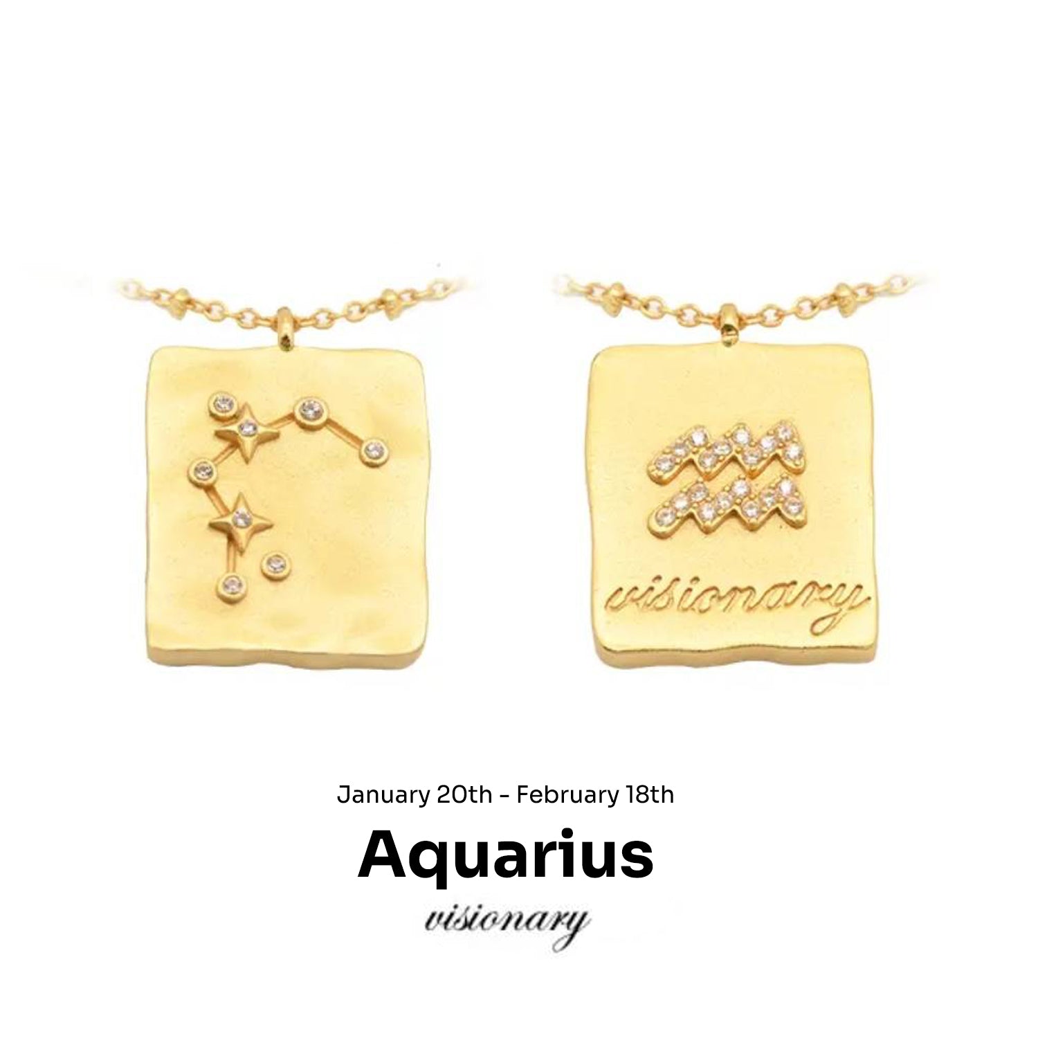 Fashion Necklace with Mysterious Energy from the Zodiac Rerhy