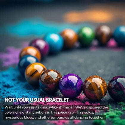 Multicolor Tiger's Eye Bracelet - Wonder, Intuition, Focus
