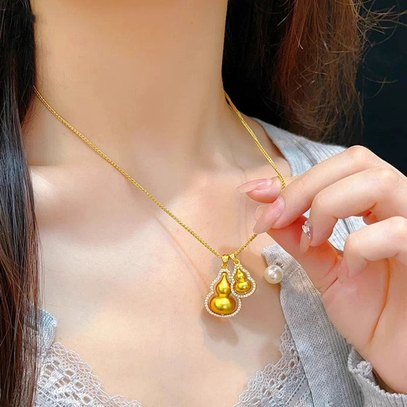 【FINAL HOUR!! Reg. 37.99$】Exquisite Feng Shui Pixiu Pendant, New Style Golden Choker Chain, Luxury Gift Rerhy