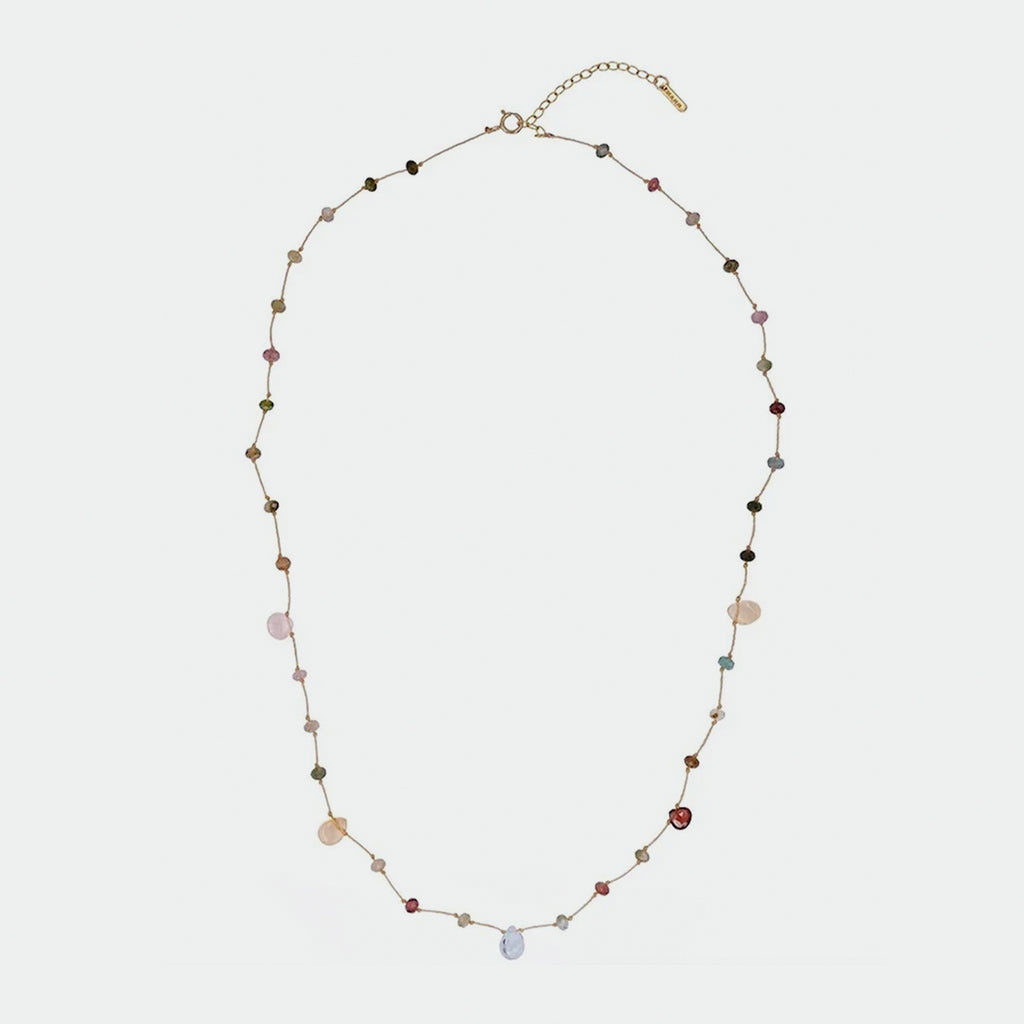 New Healing Crystal Worry Stone Necklaces Bracelet Multi-purpose My Store