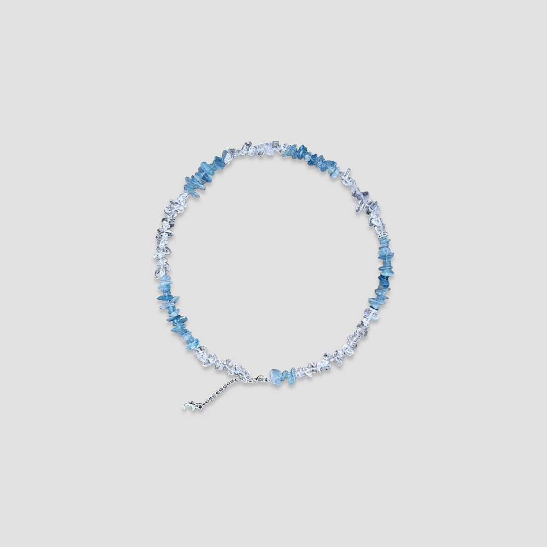 Pure handmade natural crystal stone necklace color set - wealth health love Rerhy