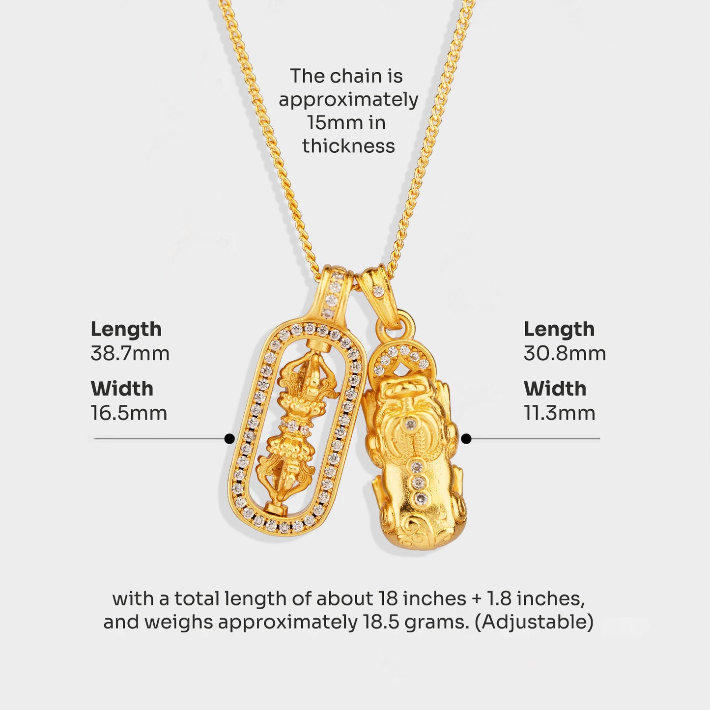 【Best Valentine's Day Gifts -50% OFF】Exquisite Wealth Pixiu Set: Gold Pixiu Pendant + Five Elements Wealth Bracelet