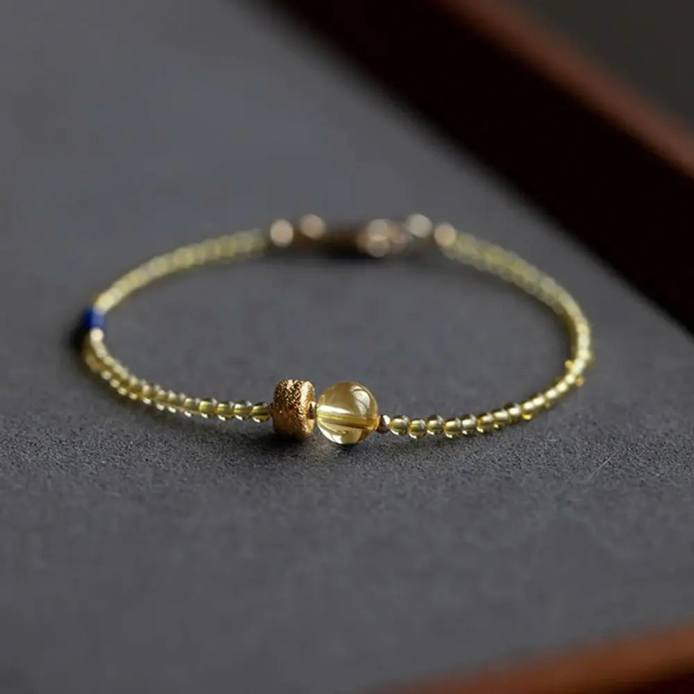 Money Wealth Success Bracelet - Pyrite lapis lazuli Citrine Bracelet for Healing Calming Anxiety Stress Relief Gifts Pulseras Para Hombres Mujer My Store