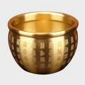Home Decor Wealth Golden Brass Cornucopia Handmade Treasure Bowl My Store