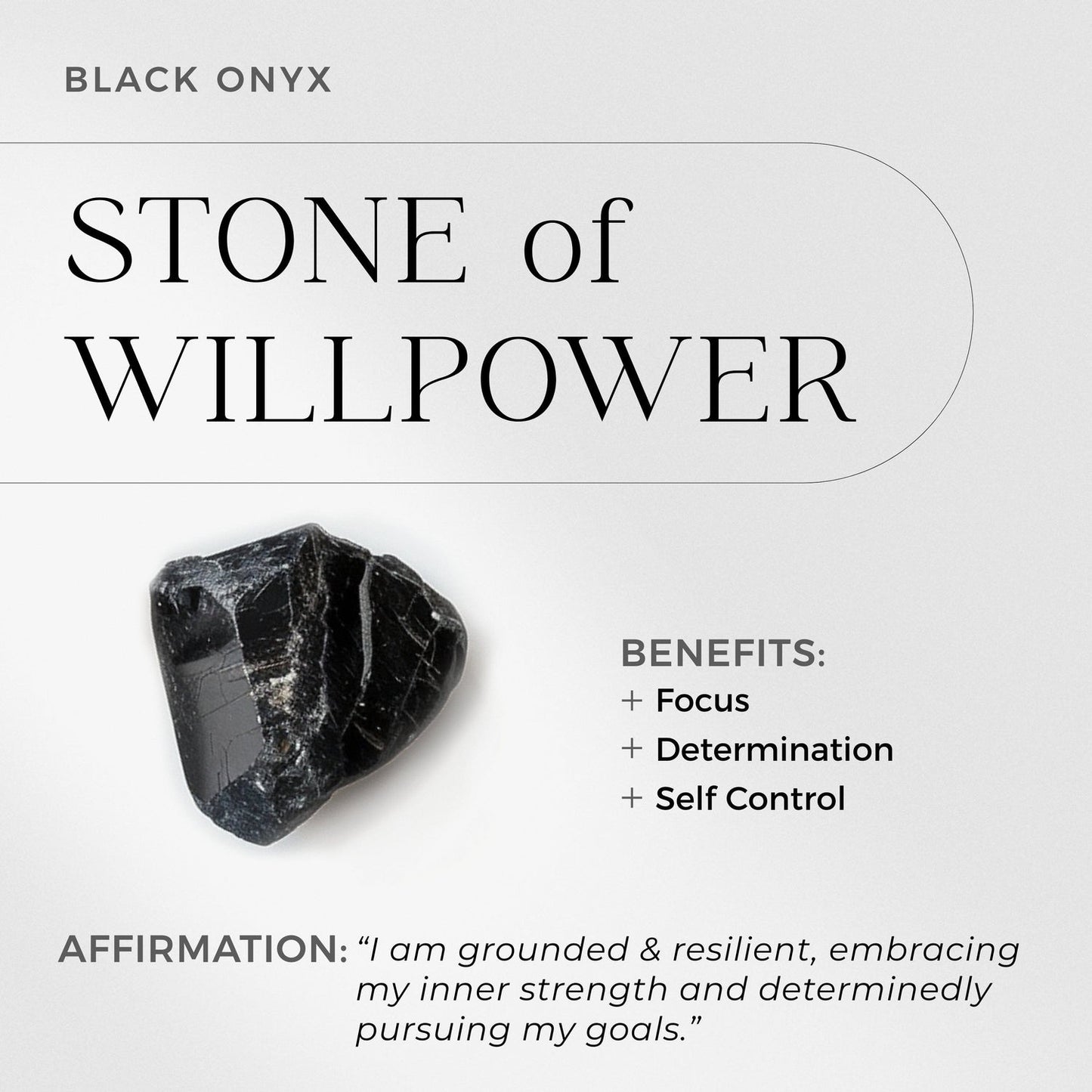 Black Onyx Ring Floating Sway Invisible Ring - STONE OF WILLPOWER Rerhy