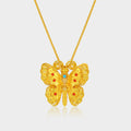 【Limited Offer: 45% OFF!】Enchanted Butterfly Enamel Necklace: Gold-plated, Butterfly luck necklace, no fading