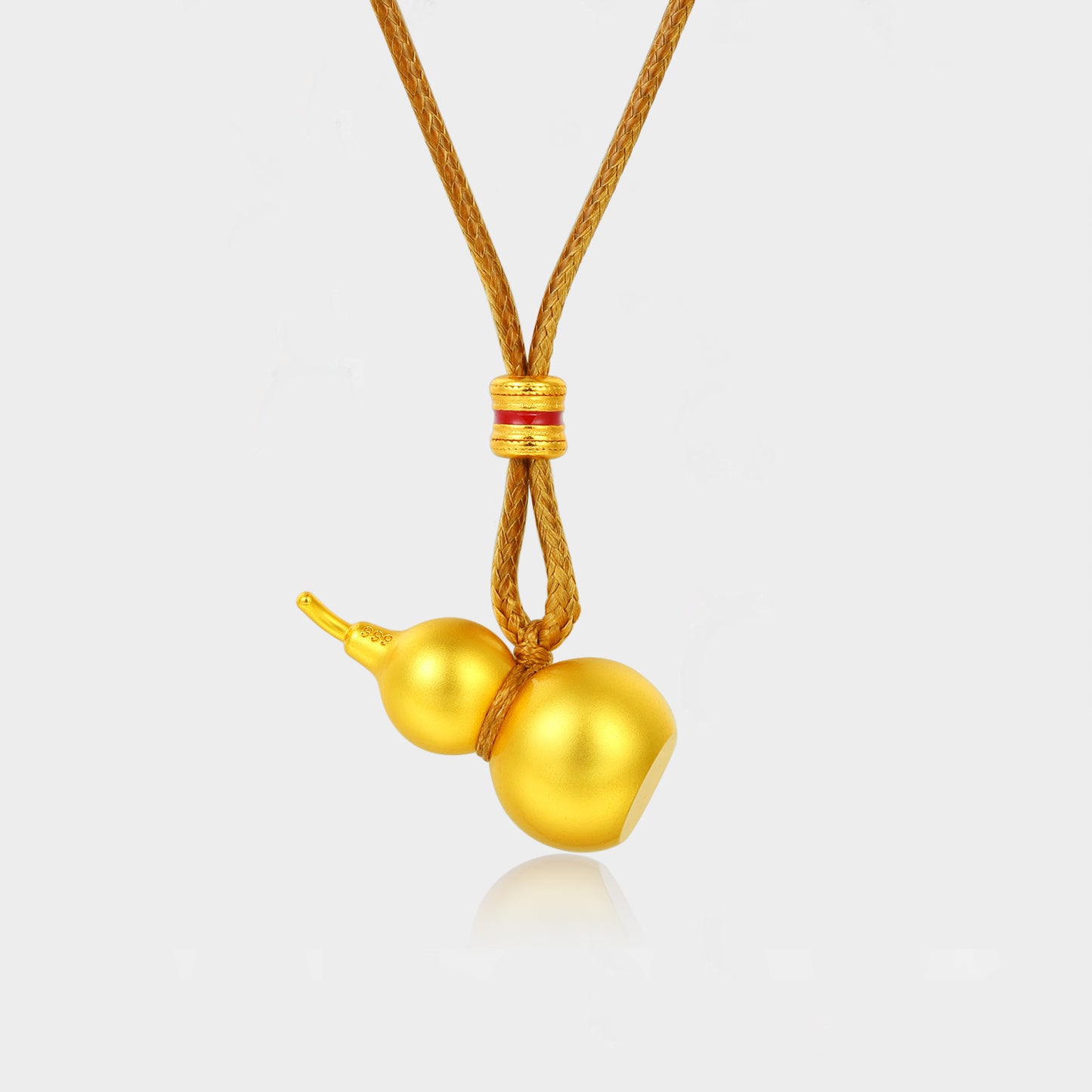 【Holiday Season Sale! - 45% OFF】Exquisite Feng Shui Gourd Pendant, Gold Luck Necklace, Luxury Gift（Rotatable)